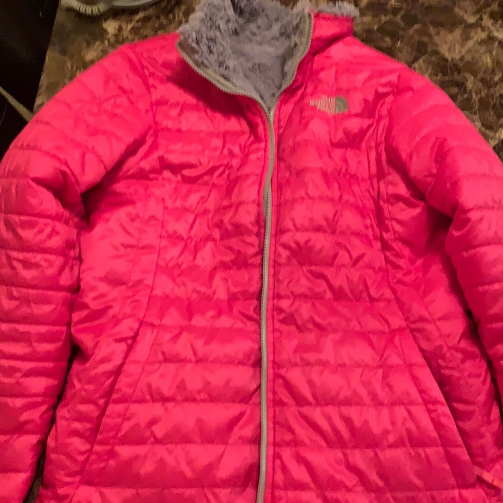 Mossbud swirl reversible jacket